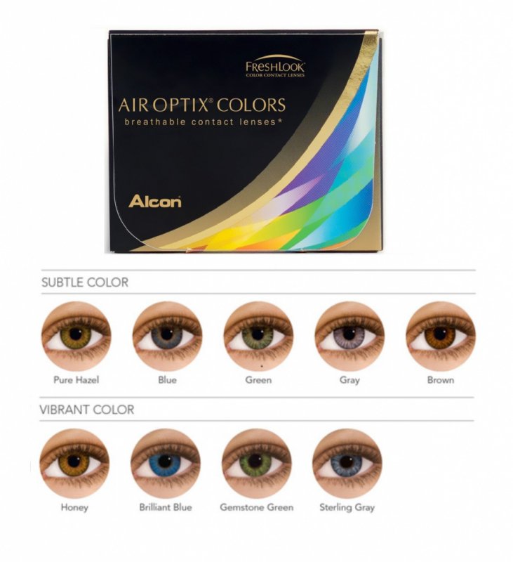 air optix colors контактные линзы
