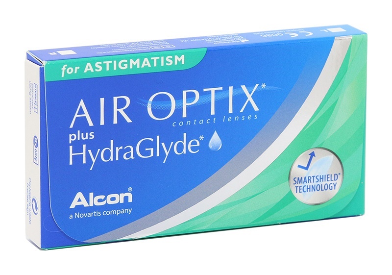 Контактні лінзи Air Optix plus HydraGlyde for Astigmatism