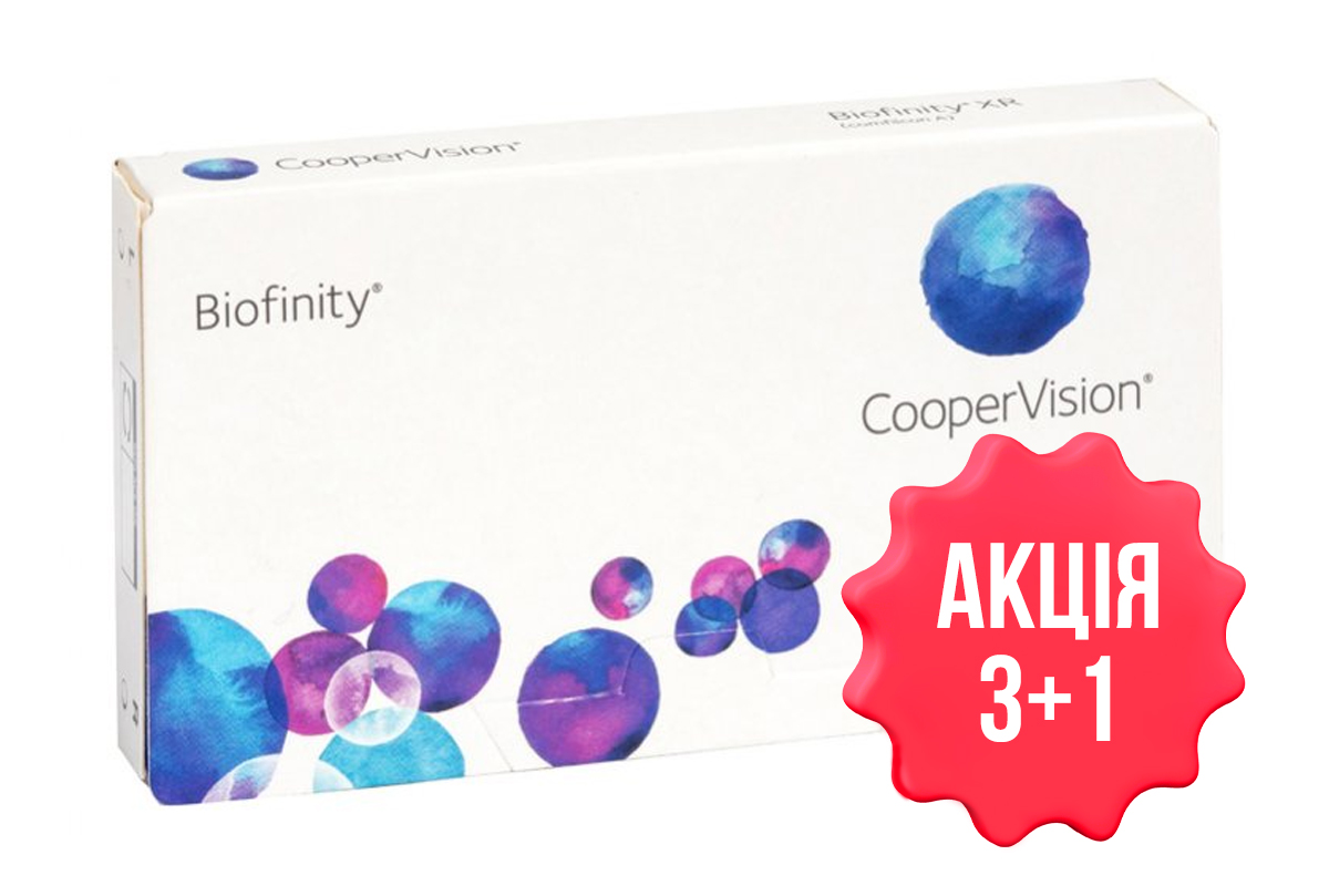 Контактные линзы Biofinity