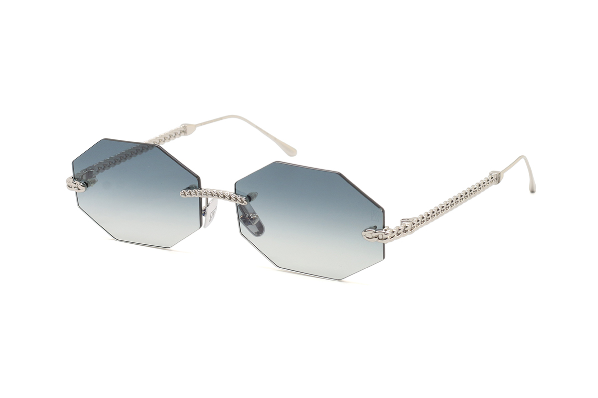 Солнцезащитные очки ANNA-KARIN KARLSSON Anna-Karin Karlsson CHAIN NEST SUN - OCTAGONAL White gold grey