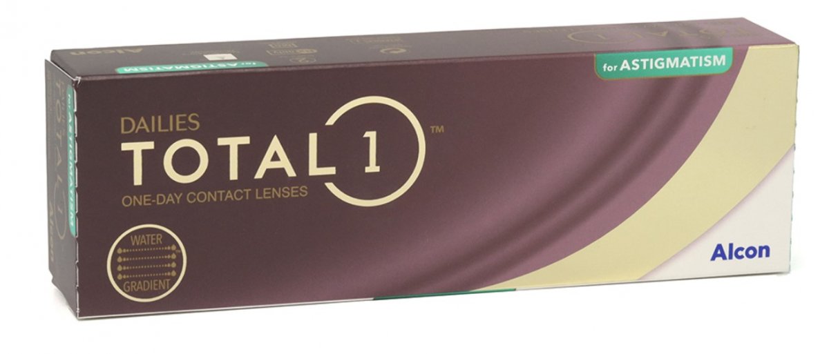 Контактні лінзи Dailies Total 1 for Astigmatism